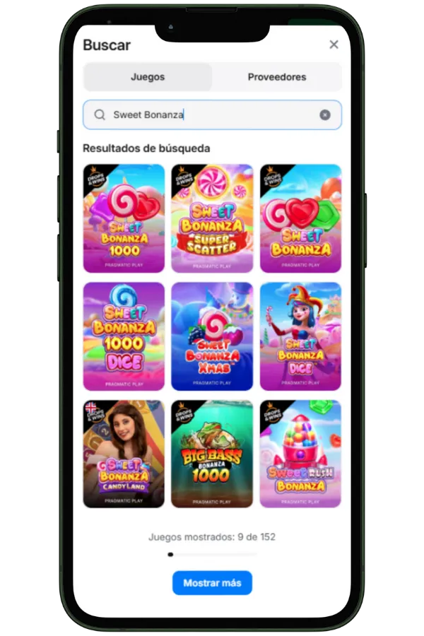 Sweet Bonanza Buscar el Juego