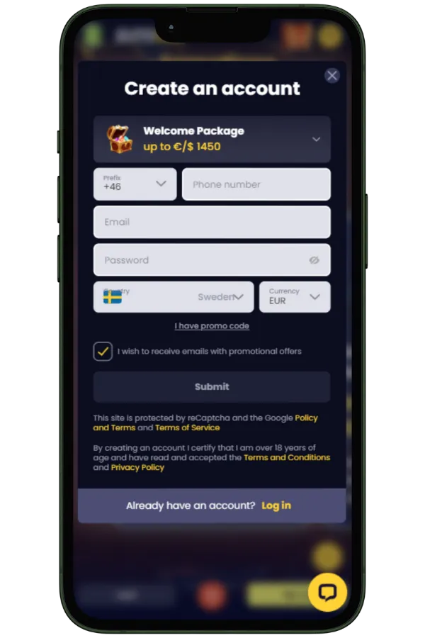 Sweet Bonanza Registrering