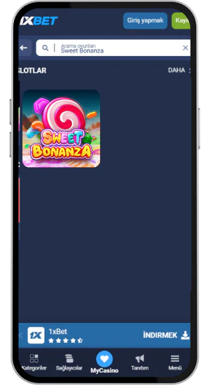Sweet Bonanza Arama bölümüne adı girin